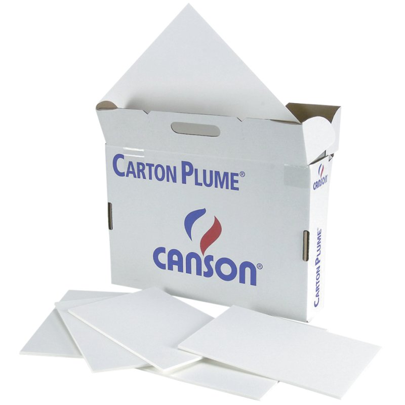 CANSON plaque mousse Carton mouche A3, blanc, 3 mm, 28 pièces