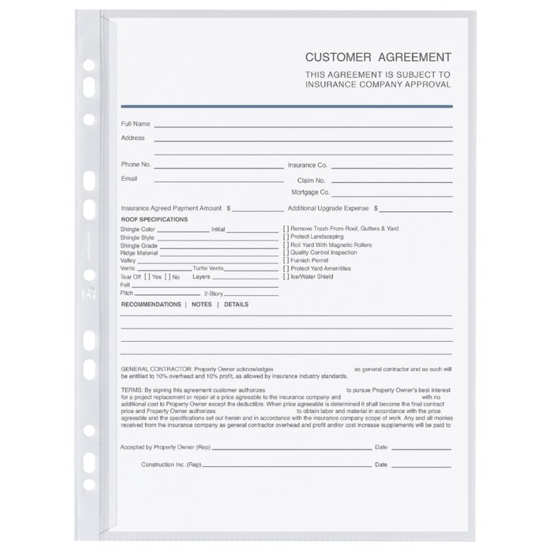 Oxford document sleeves with flap, A4, transparent textured, PP 0.12 mm, 100 pieces