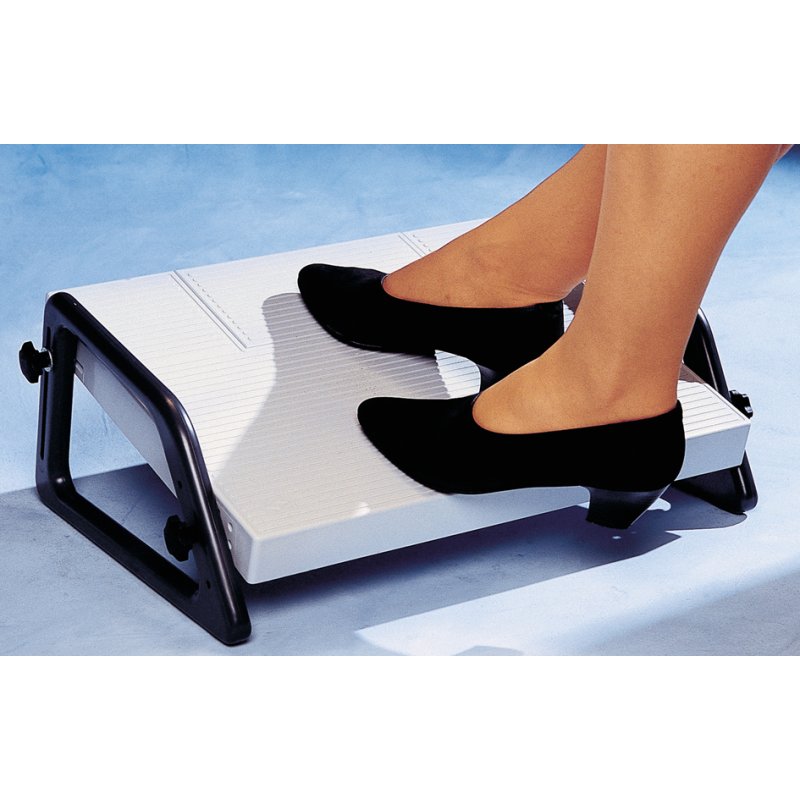 WEDO repose-pieds Relax, hauteur ajustable sans à-coups, gris clair