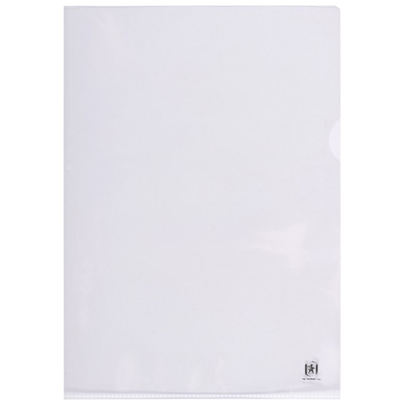 Oxford pochettes de documents Premium A4, transparent cristal, 0,15 mm PP, 100 pièces