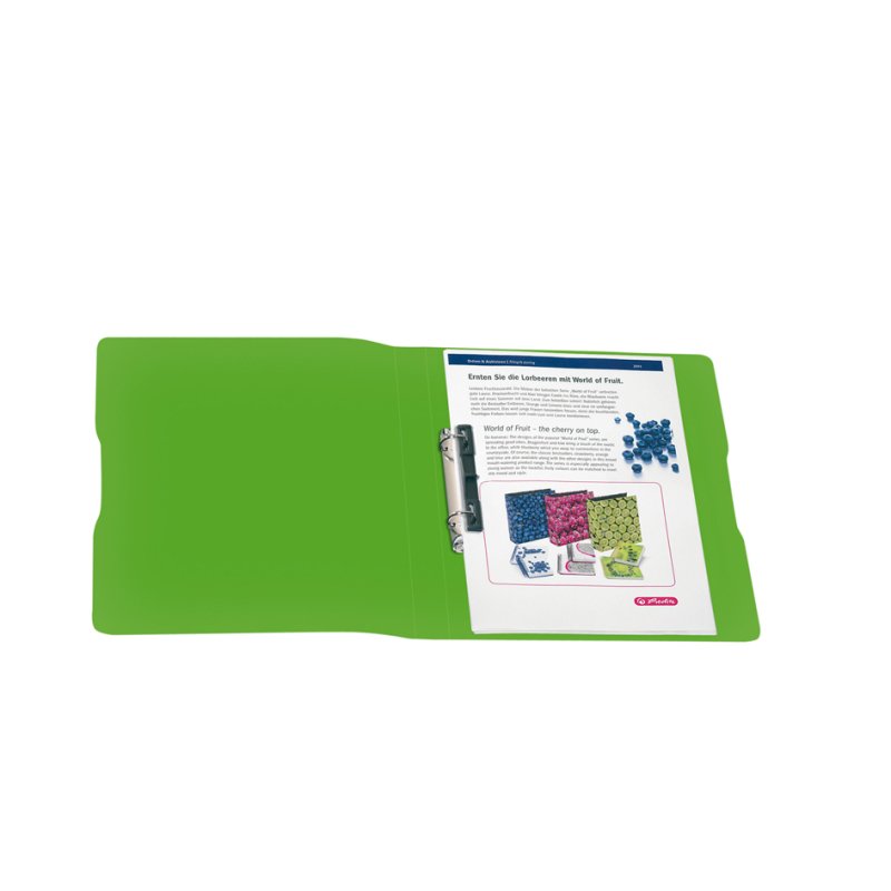 herlitz ringband Easy orga to go, A4, blauw mat, 2-ringen