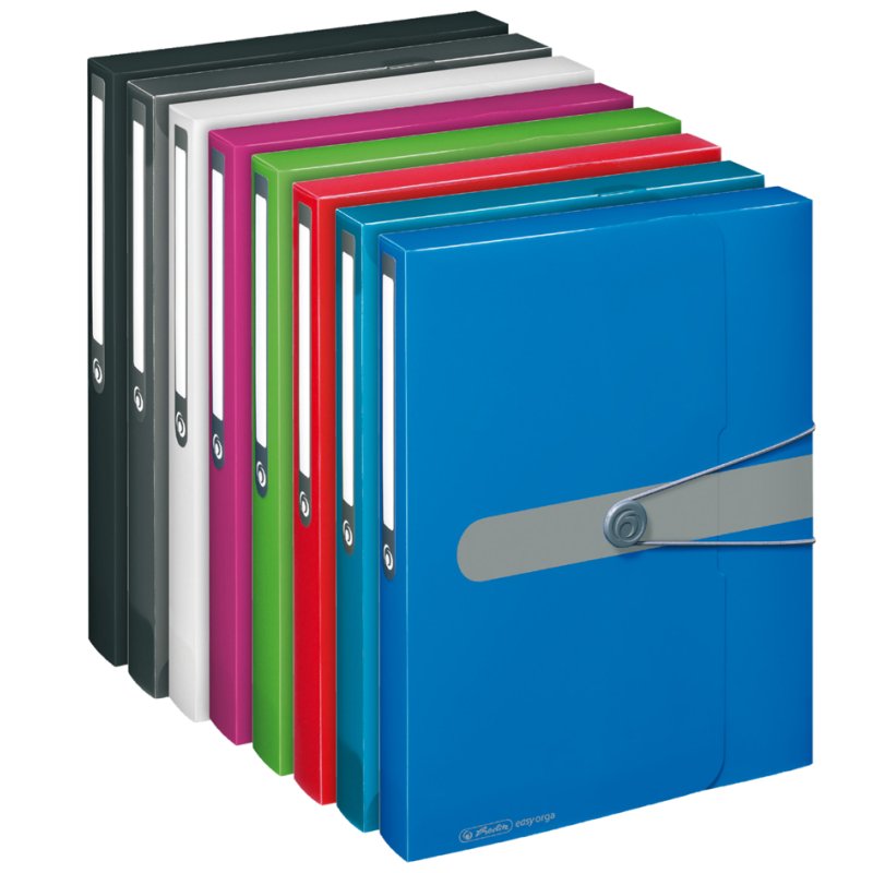 herlitz verzamelbox A4, doorschijnend wit, 40 mm, PP-folie