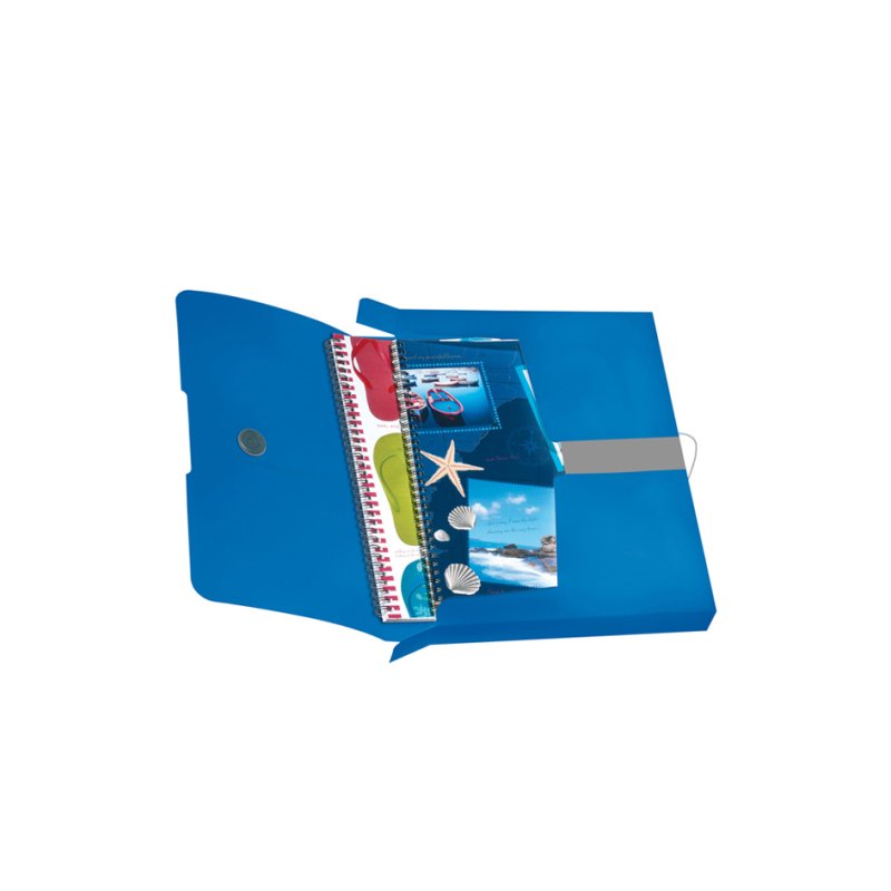 herlitz verzamelbox A4, doorschijnend wit, 40 mm, PP-folie