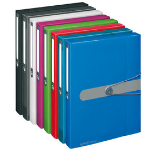 herlitz verzamelbox A4, doorschijnend wit, 40 mm, PP-folie