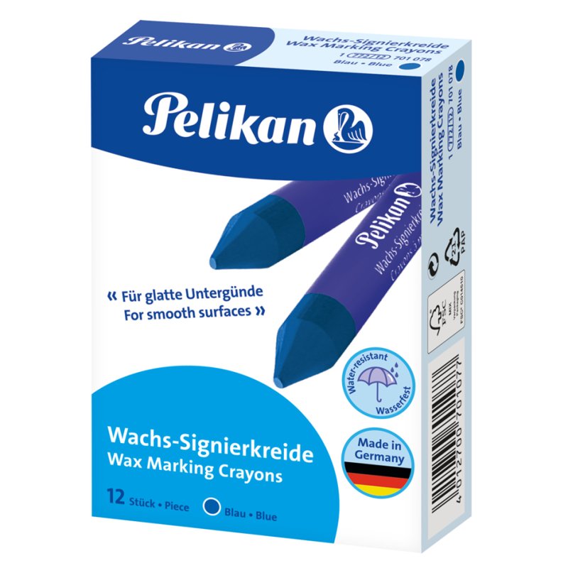 Pelikan bâton de cire à cacheter 772, rouge, diamètre 11 mm, 12 pièces