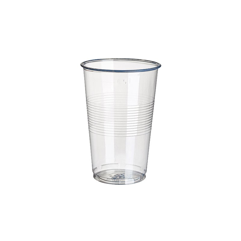 STARPAK drinkbekertjes 200 ml, transparant, polypropylen, 100 stuks