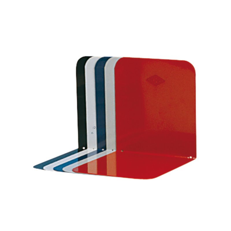 WEDO serre-livres 140×140×85 mm, blanc, métal revêtu de plastique, 2 pièces