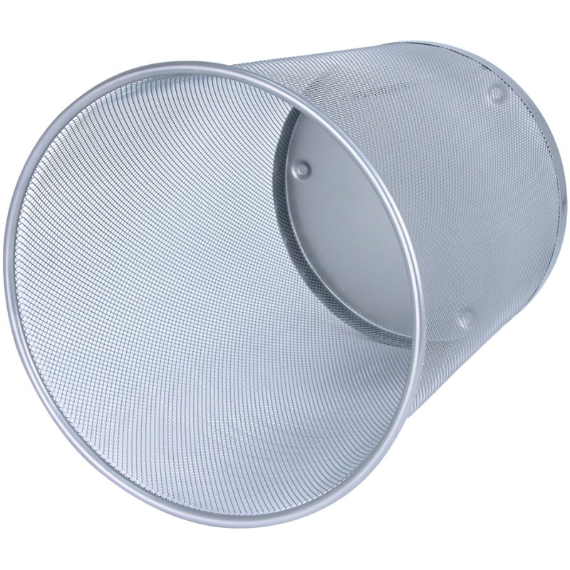 WEDO corbeille Office, fil métallique, 18 litres, argenté
