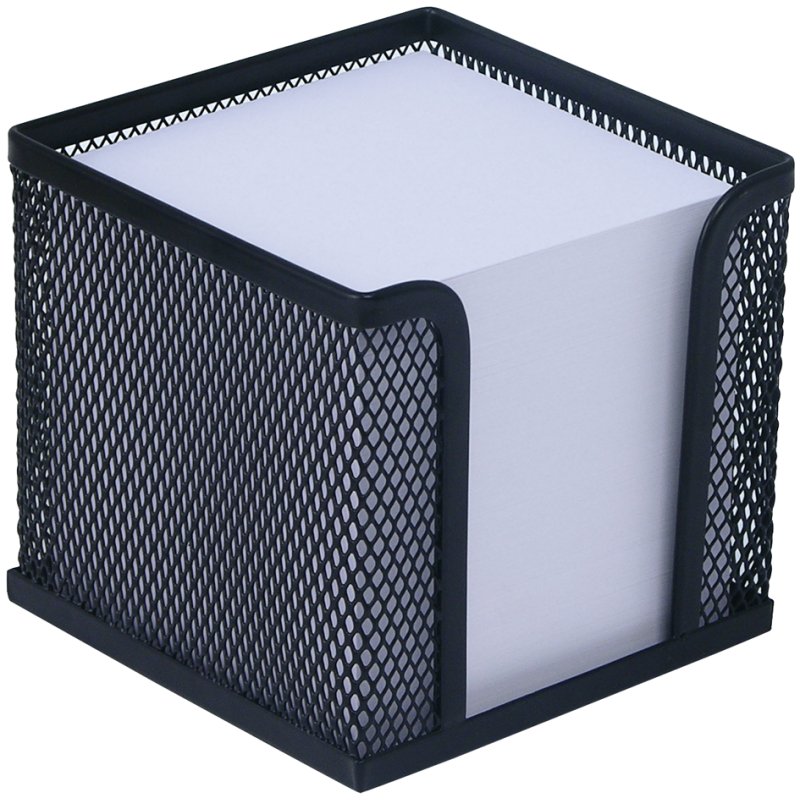 WEDO boîte à mémos Office, fil métallique, argent, 700 feuilles papier blanc