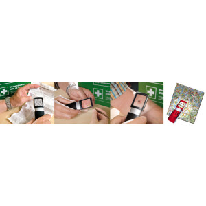WEDO rechthoekige loep met LED-verlichting, zwart, 3× vergroting, 35×38 mm
