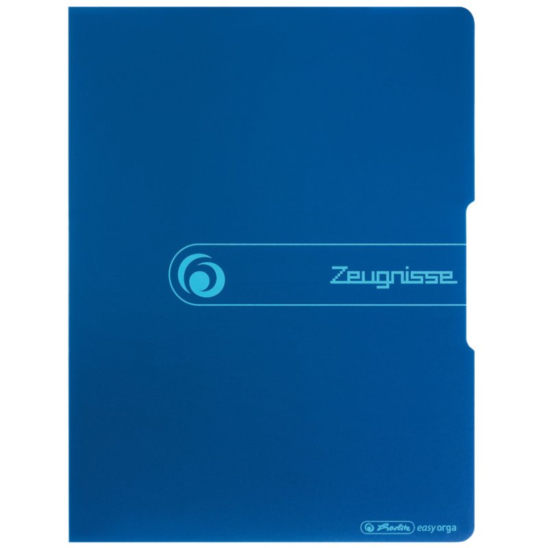 Herlitz display book Certificates, dark blue, A4, 20 sleeves