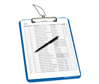 Herlitz klemmap A4, mat blauw, 80 vel