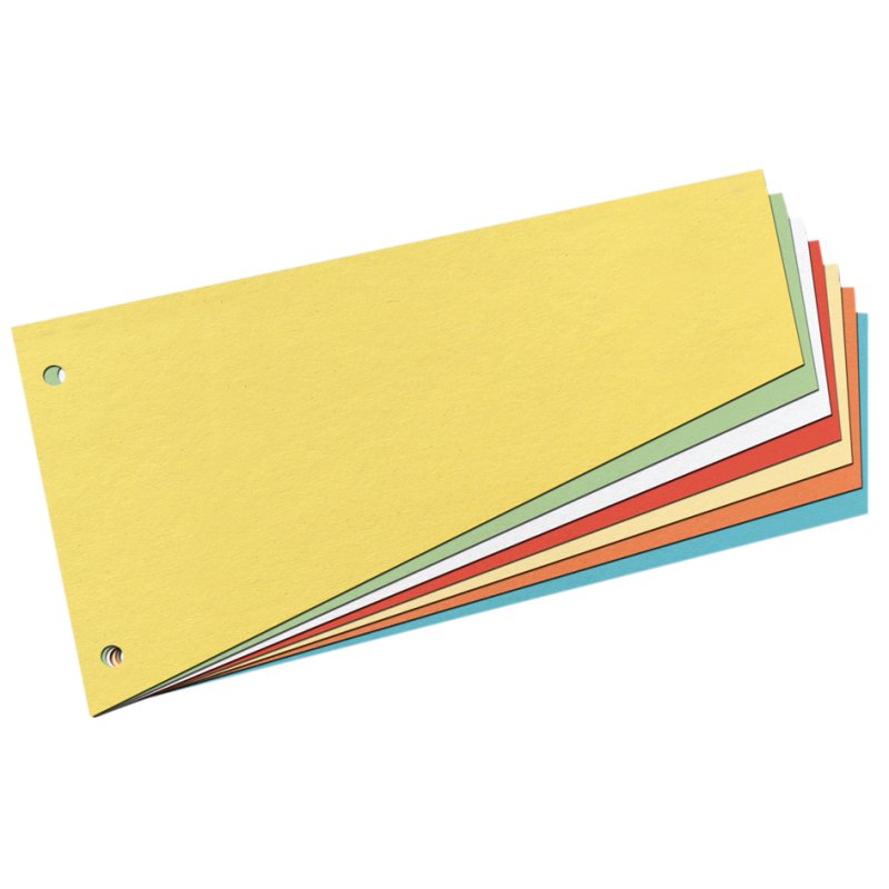 herlitz onglets trapézoïdaux A4, vert, 100 pièces