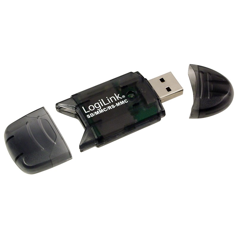 LogiLink Lecteur de cartes USB 2.0 mini SD/MMC, anthracite