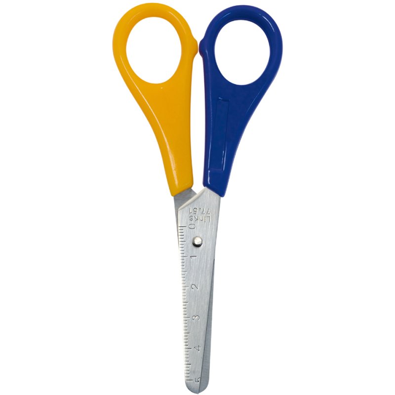 WEDO ciseau de créativité rond, gauchers, 130 mm, acier inoxydable