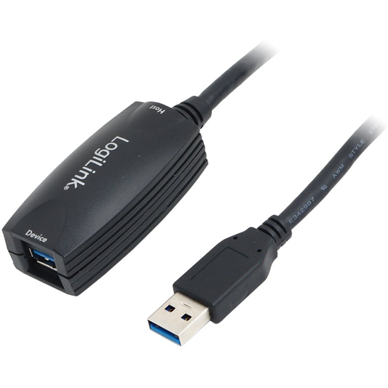 LogiLink Câble d'extension USB 3.0, 5 mètres, USB-A vers USB-A