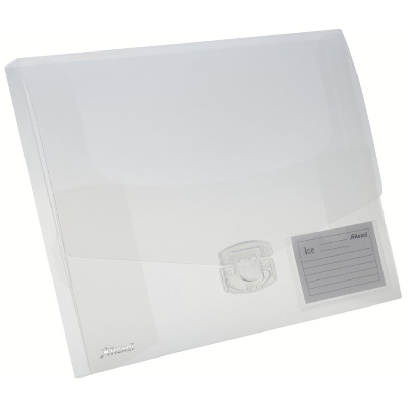 Rexel boîte de rangement ICE A4, transparent, largeur de dos 40 mm