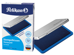 Pelikan stempelkussen formaat 2, blauw, 110 × 70 mm