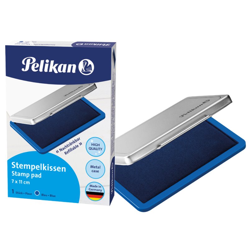 Pelikan tampon encreur grand format 1, 160 × 90 mm, bleu