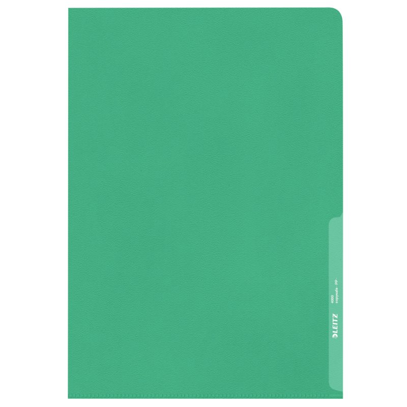 LEITZ pochettes de documents Standard A4, PP structuré, rouge, 0,13 mm