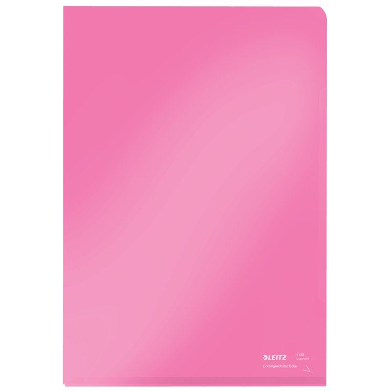 LEITZ documenthoezen Super Premium, A4, rood, 0,15 mm