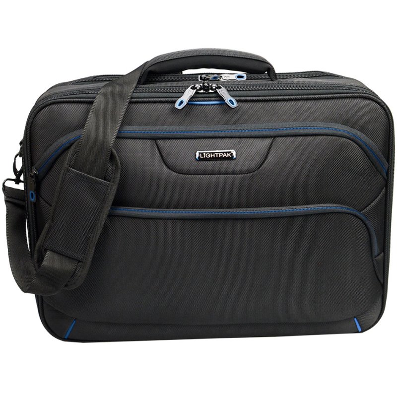 LiGHTPAK Lima laptoptas, polyester, zwart