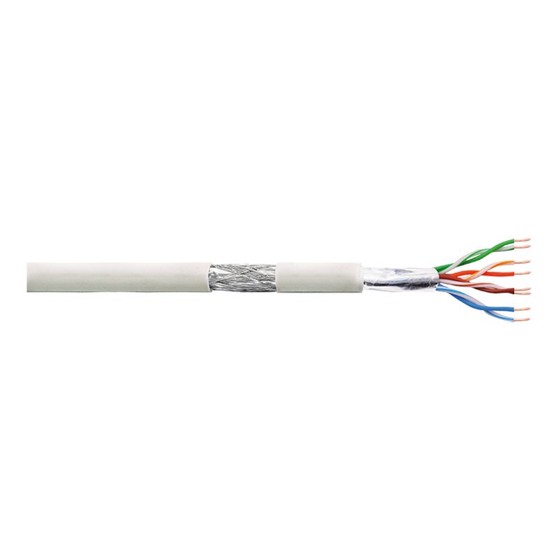 LogiLink Câble d'installation professionnel catégorie 5e, souple/non blindé, 100 mètres, gris