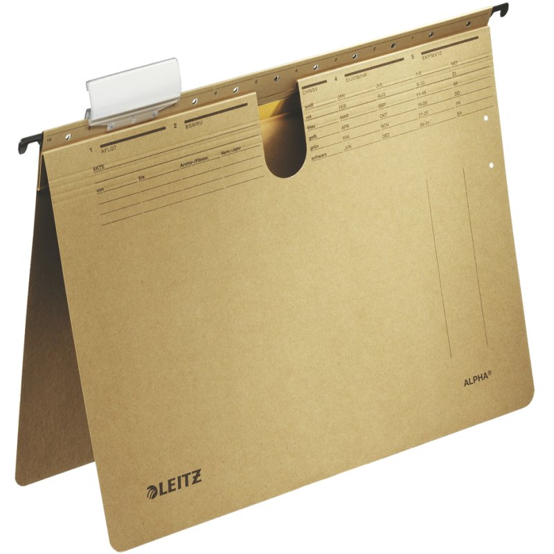 Leitz Alpha hangmappen A4, zwaar karton, 25 stuks
