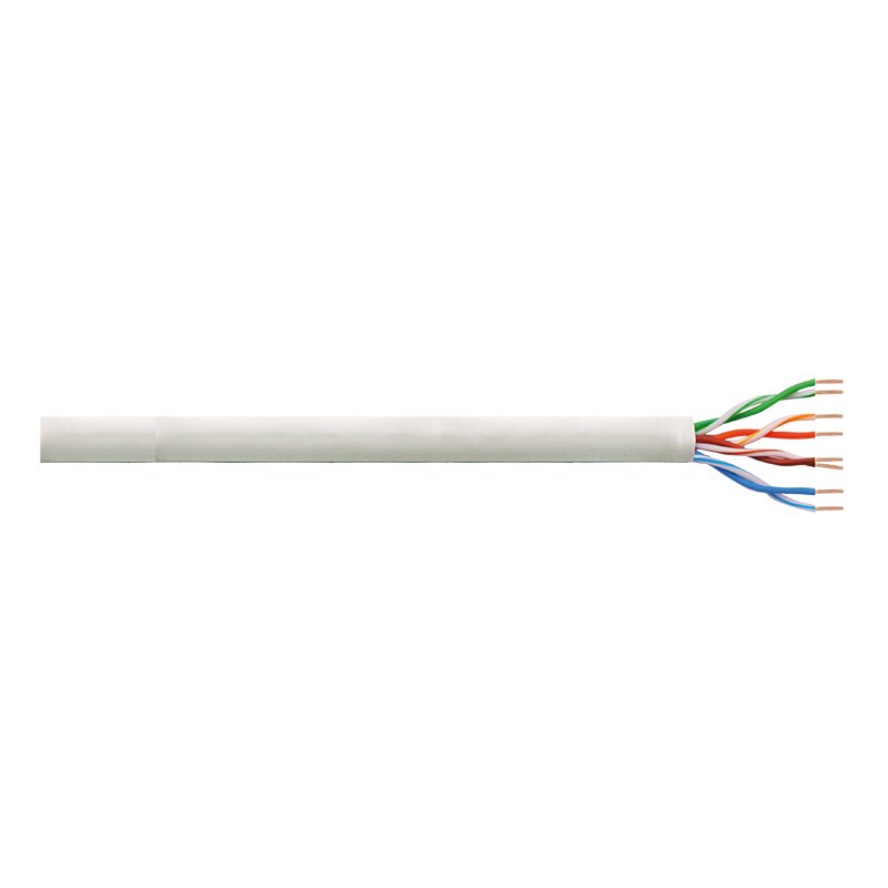 LogiLink Câble réseau professionnel Cat. 5e U/UTP, gris, 305 mètres