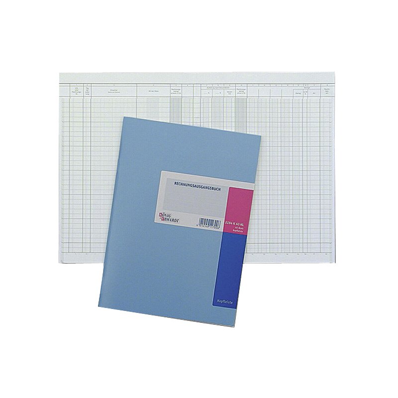 KÖNIG & EBHARDT calculation book gross method, white, A4, 40 sheets