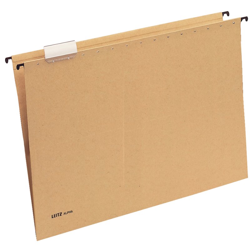 Leitz Alpha dossiers suspendus A3, ouverture latérale, coloris naturel, 25 pièces