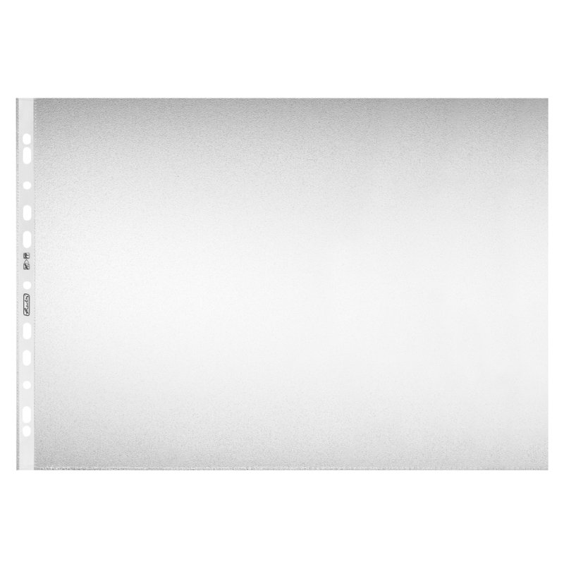 Herlitz pochettes à insérer A3 paysage, transparent grainé, granuleux, 0,08 mm, 10 pièces