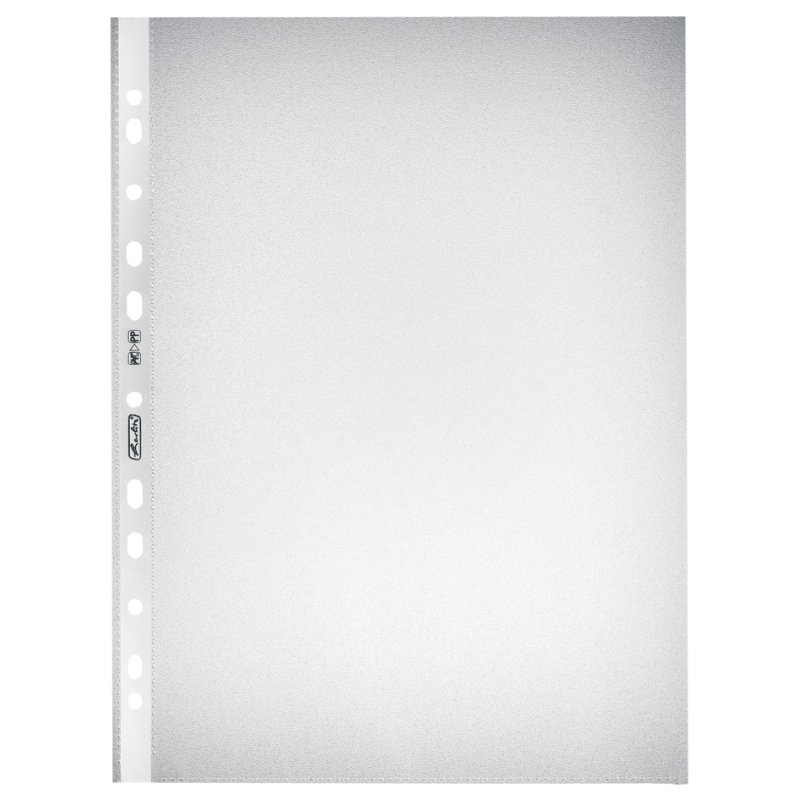 herlitz producthoesjes A5, generfde uitvoering, 0,055 mm, 100 stuks