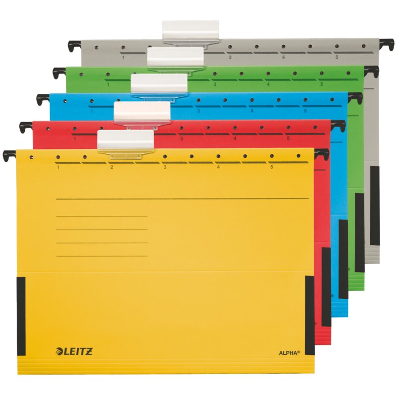 Leitz Alpha dossier suspendu A4, impression grenouille, bleu, 25 pièces