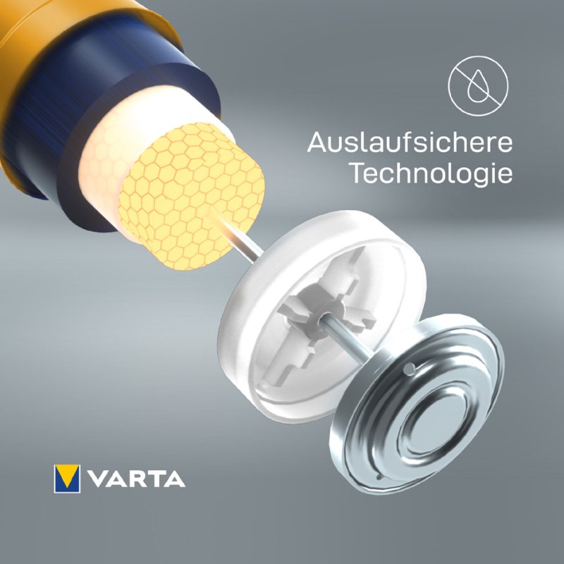 VARTA Piles alcalines AA Mignon LR6, 1,5V, 8 pièces