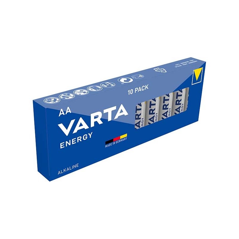 VARTA Alkaline batterijen Energy AA/LR6, 1,5 volt, 10 stuks