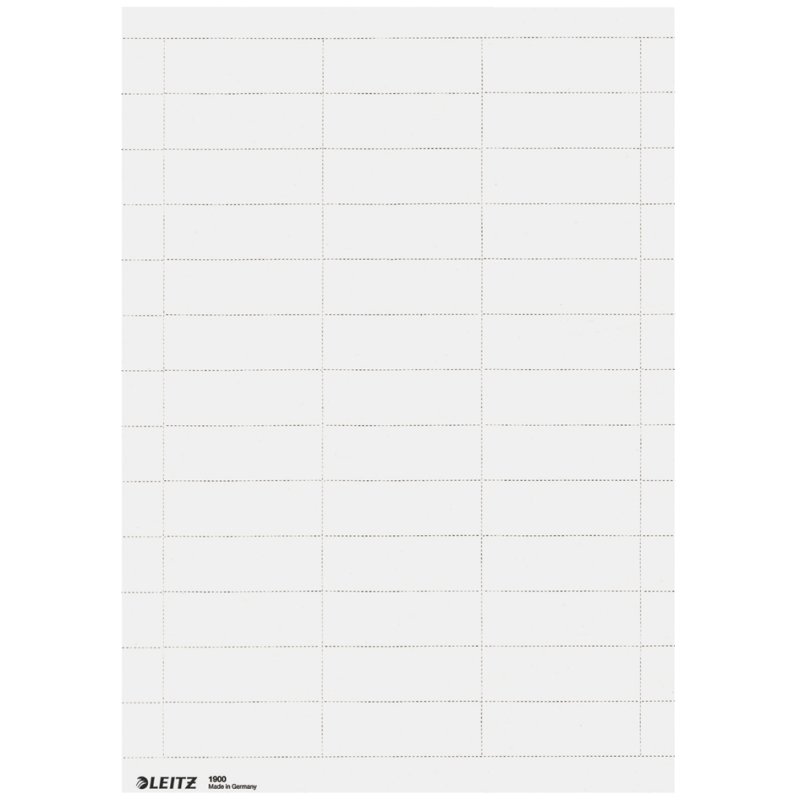 LEITZ beschrijfbare etiketten, wit, 60×21 mm, 975 stuks