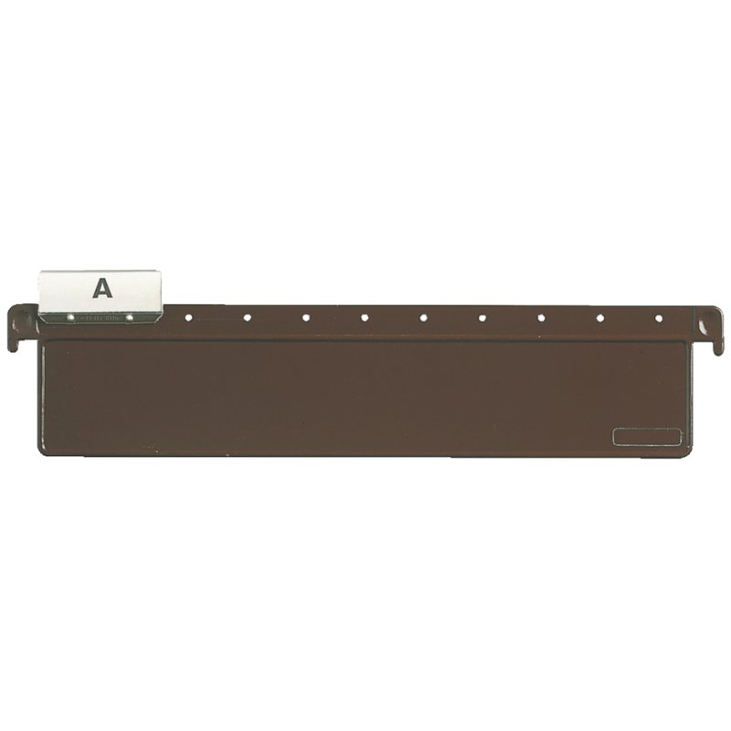 LEITZ guide-onglet série 18, marron, 75 mm, 25 pièces