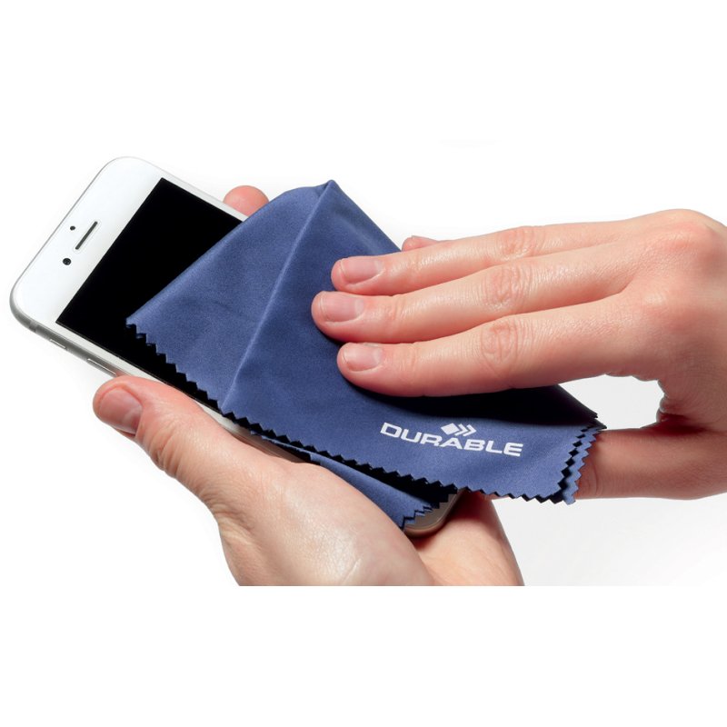 DURABLE chiffon microfibre TECHCLEAN CLOTH, nettoyage écran, 200×200 mm