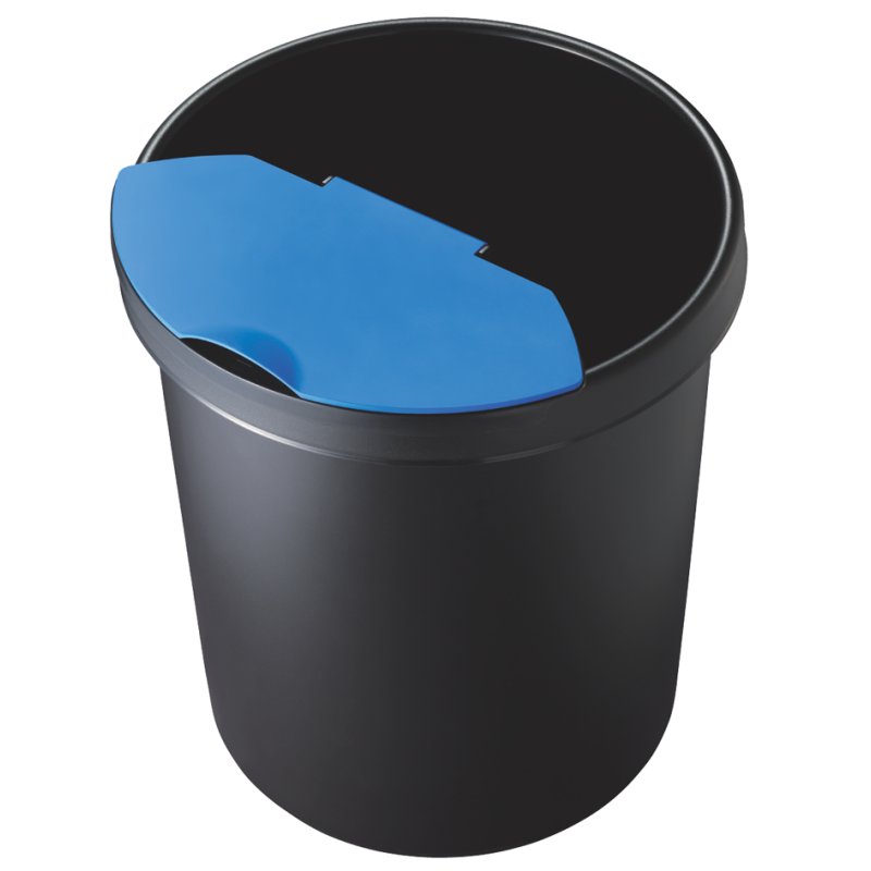 helit prullenbak The German, rood, 45 liter, kunststof