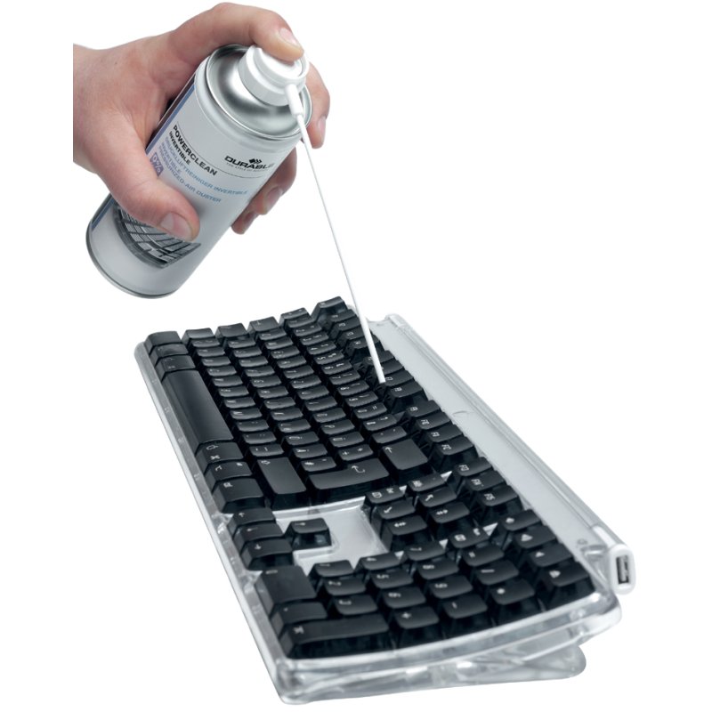 DURABLE nettoyant à air comprimé POWERCLEAN INVERTIBLE, réversible, 200 ml