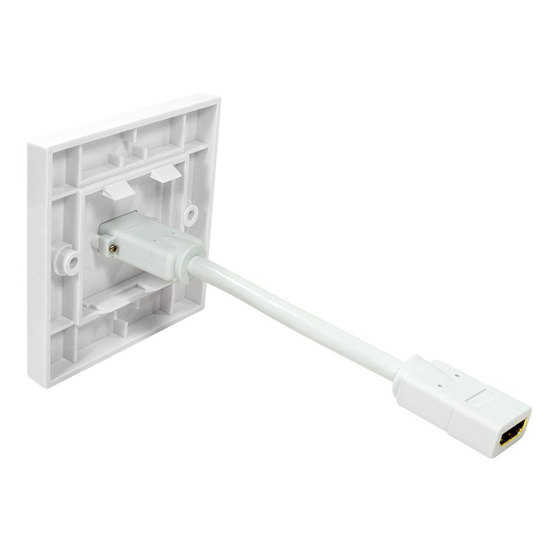 LogiLink Boîtier de connexion, 2x HDMI, blindé, blanc