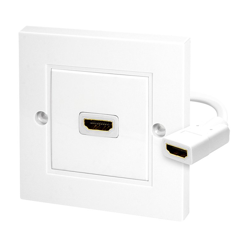 LogiLink Boîtier de connexion, 2x HDMI, blindé, blanc
