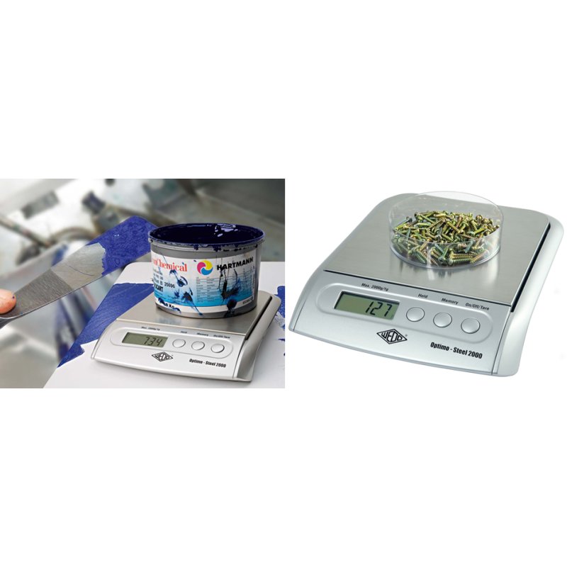 WEDO adapter voor weegschalen, 6 Volt / 200 mA, zwart