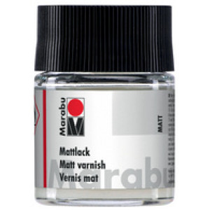 Marabu matlak glazen pot, kleurloos, 50 ml