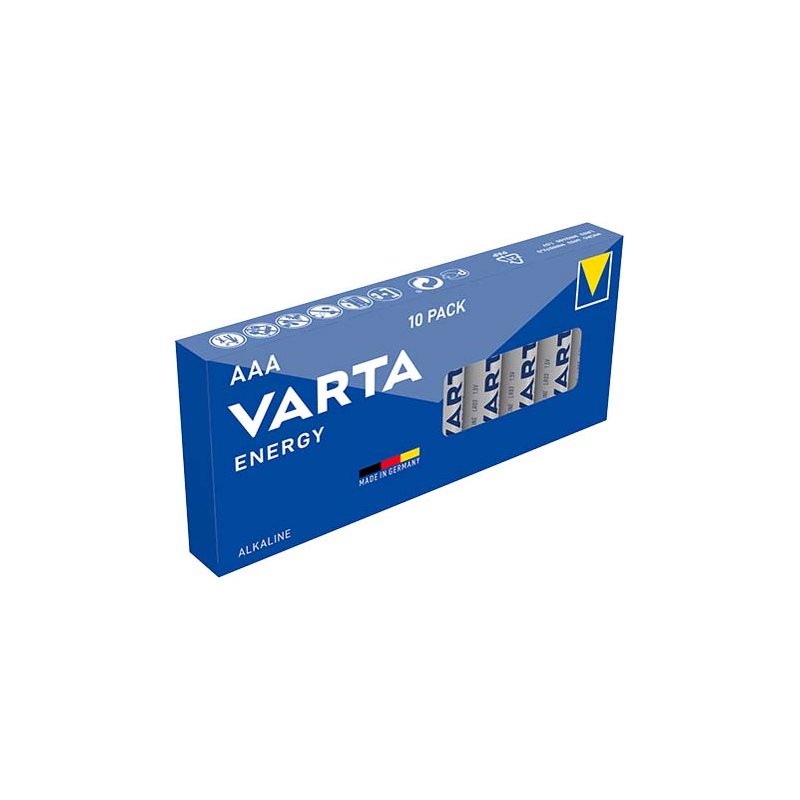 VARTA alkaline batterijen AAA, 1,5 volt, 10 stuks