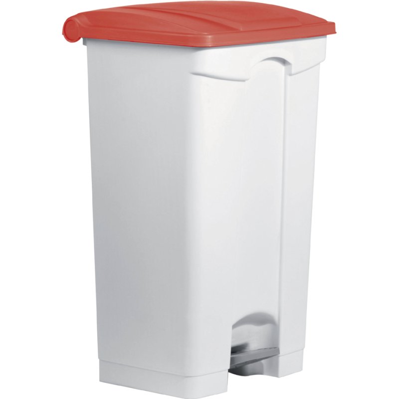 helit trappedomvalbak the step, 90 liter, wit/rood