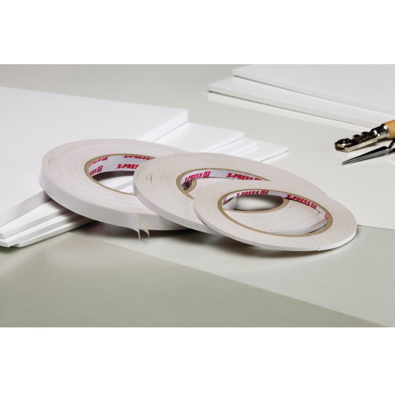 transotype X-Press It dubbelzijdige montagetape, 3 mm × 25 m