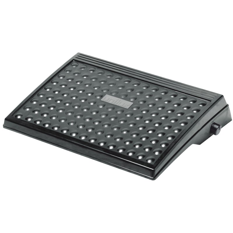 UNiLUX footrest ORIGIN, height adjustment, black, 450×350 mm