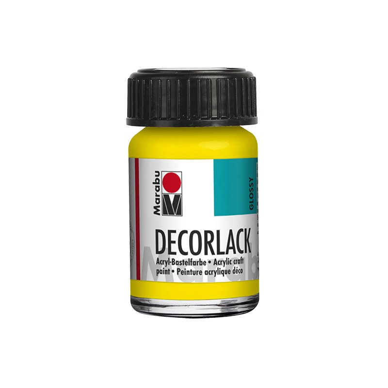 Marabu acrylverf Decorverf, oranje, 15 ml, glazen pot